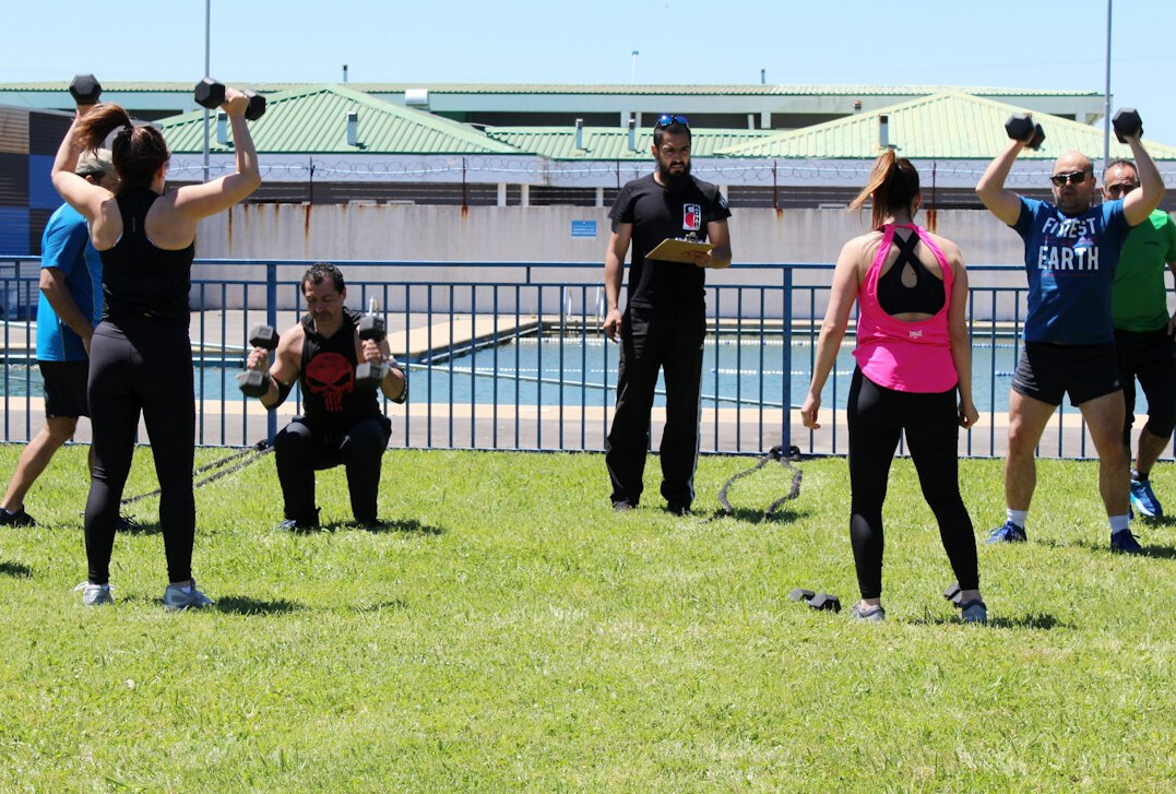 diverse group in training