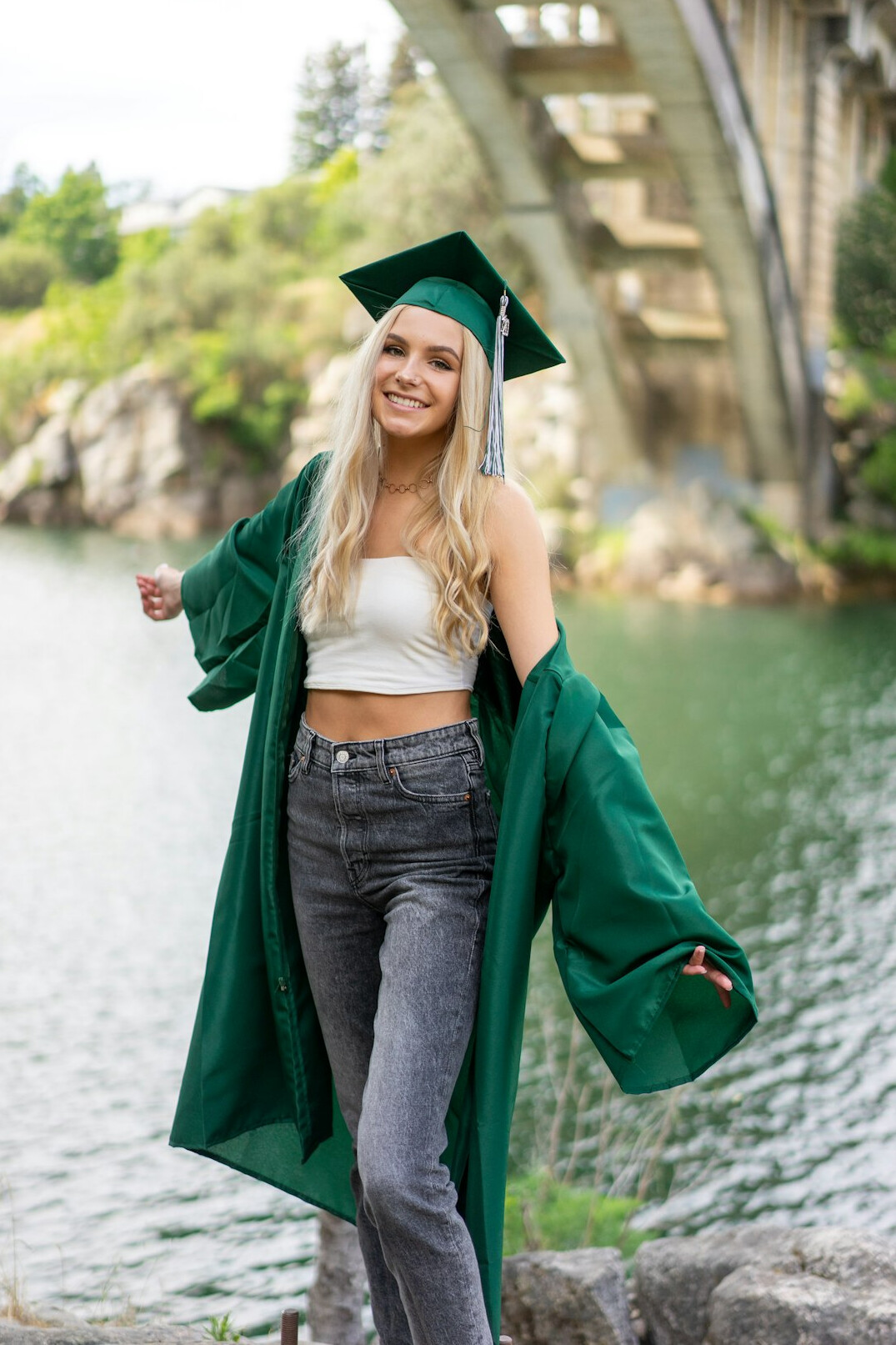 Portrait of a Brazilian woman with long hair smiling