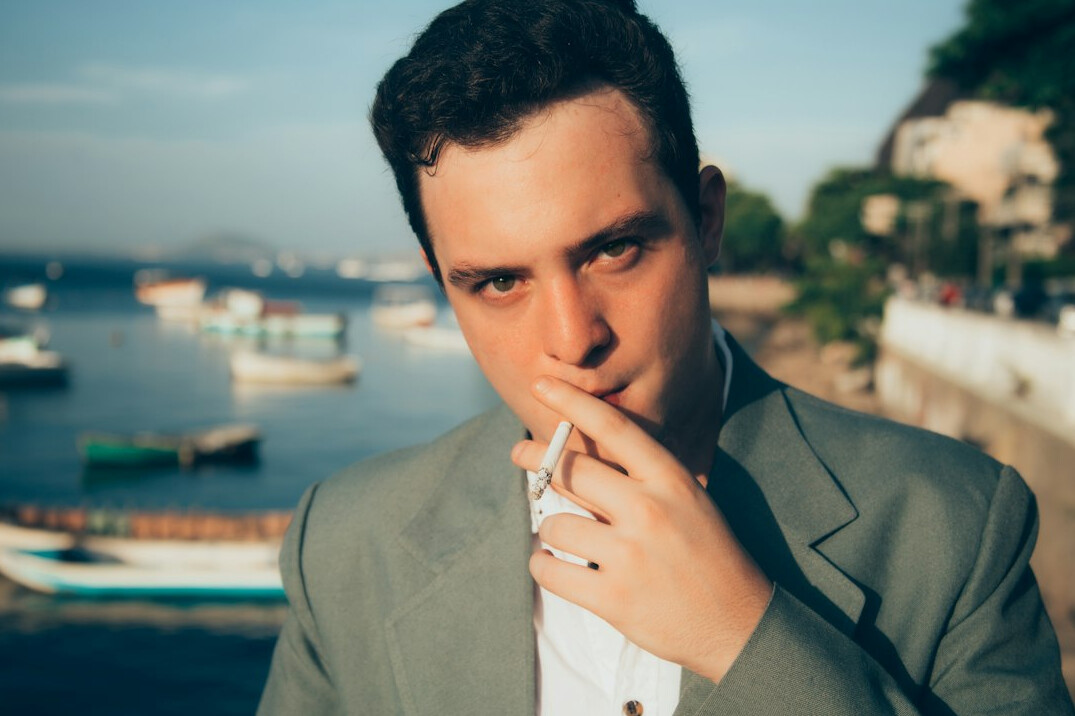 Portrait of a Brazilian man with short hair